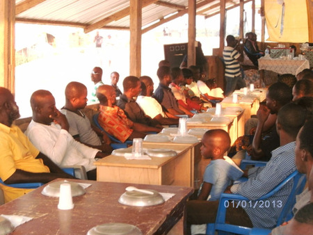 December 2013 Christmas dinner, Ghana