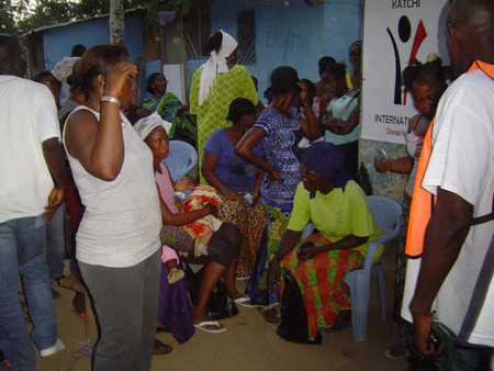 Food distribution in Accra 2013