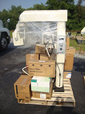 Medical equipment headed for Gabon.