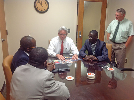 ENEF Gabon delegation at Clemson, SC