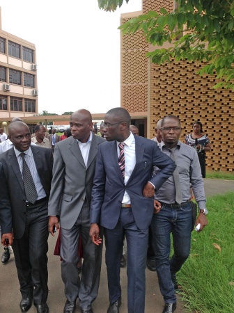 Visite guidée du crou Abidjan après la signature de la convention à Abidjan