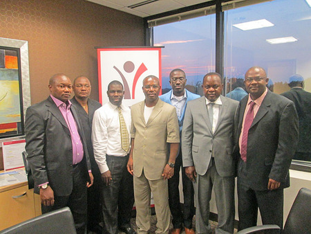 KATCHI CNOU delegation Gabon May 2012
