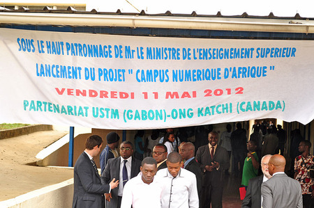Launching ceremony USTM Franceville, Gabon