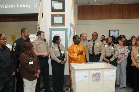 Clothing Drive at the Mecklenburg Sheriff Dept in Charlotte