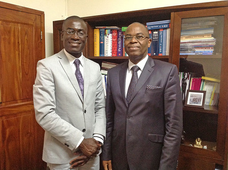 Adou Assemien & University of Lome president, Togo 