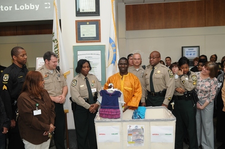 Clothing drive in Mecklenburg County, NC 2011